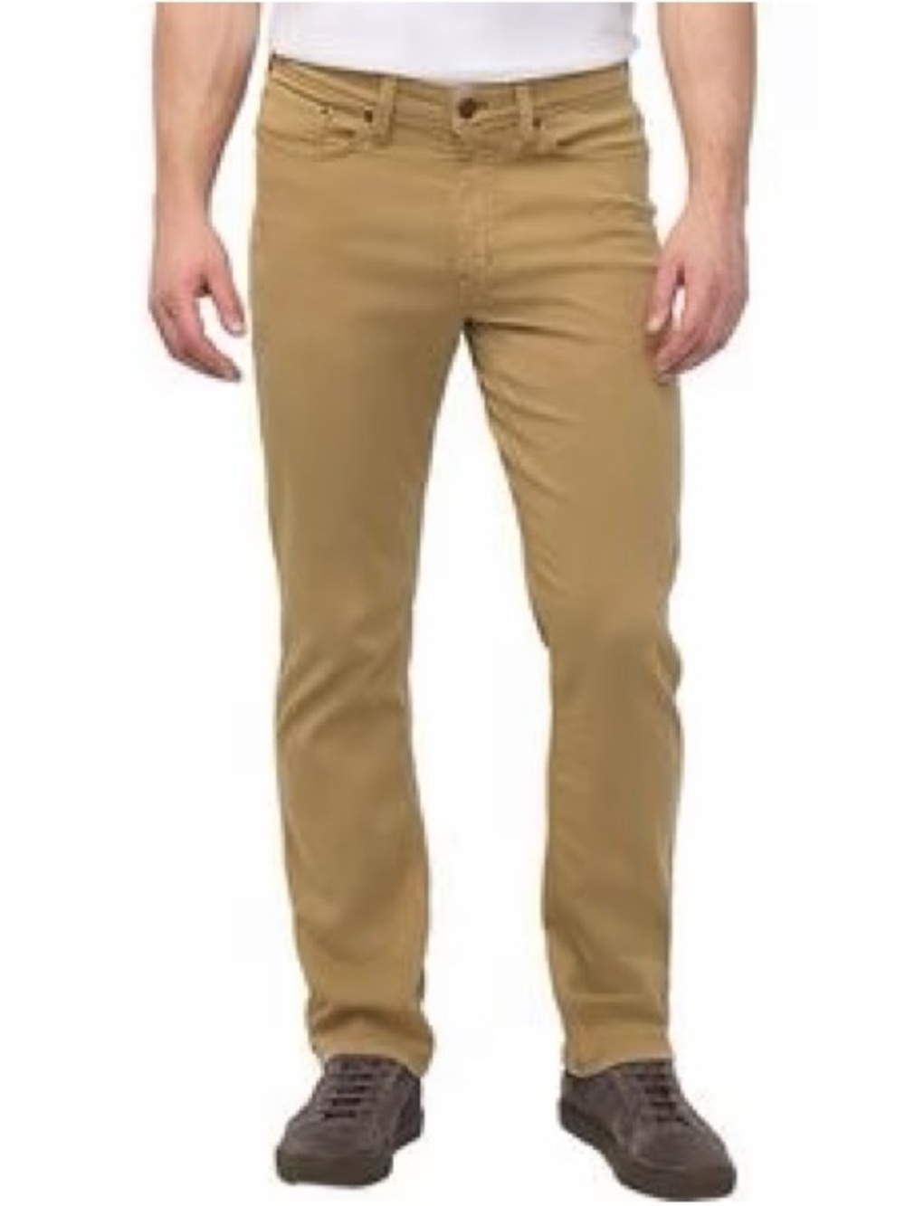 DU/ER No Sweat Slim Fit Stretch Pants in Desert Khaki Tan, Men’s size 30x32
